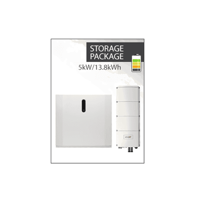 5,000W Home Hub Inverter with Backup Potential Package 3PH: 3x 4.6kWh (13.8kWh) Home Battery