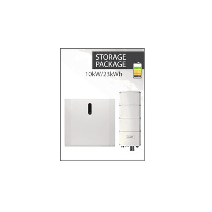 10,000W Home Hub Inverter with Backup Potential Package 3PH: 5x 4.6kWh (23kWh) Home Battery