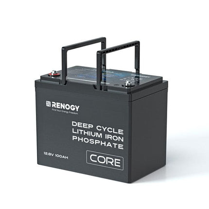 Renogy Core-12V 24V 48V 100Ah Deep Cycle Lithium Iron Phosphate Battery