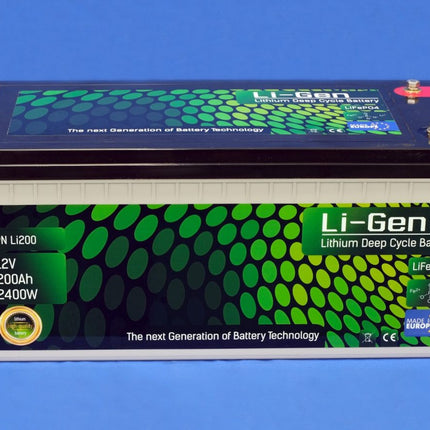 12v 200ah LiGen Lithium Leisure Battery - Solar chargex