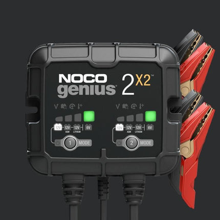 NOCO 4A 2-Bank Battery Charger - Solar chargex