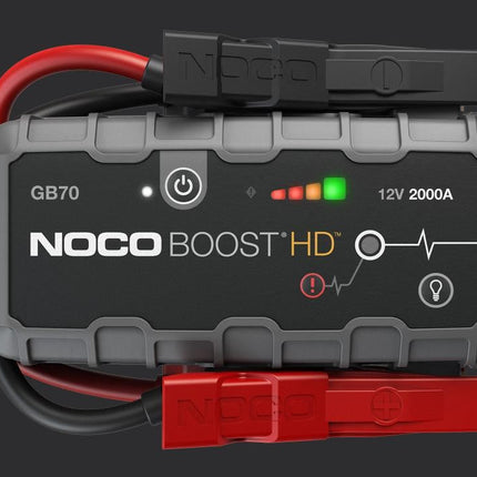 NOCO Boost 12V 2000A Jump Starter - Solar chargex