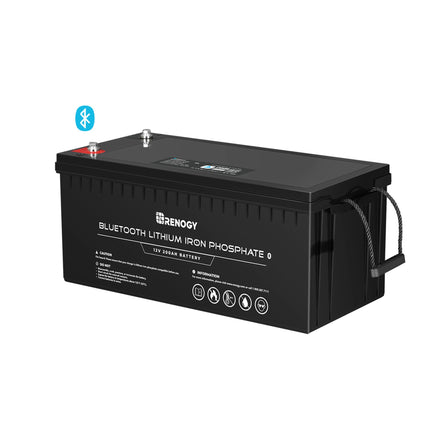 Renogy 12V 200Ah Lithium Iron Phosphate Battery with Bluetooth - Solar chargex